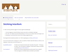 Tablet Screenshot of interkerk.nl